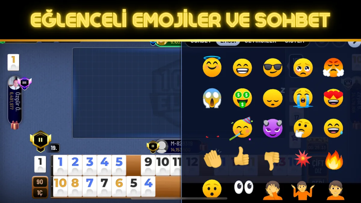 Eğlenceli emojiler ve sohbet